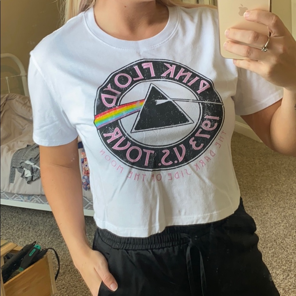 Pink Floyd crop top